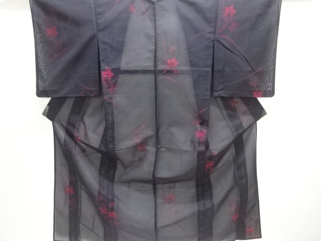 JAPANESE KIMONO / ANTIQUE TAISHO ROMANTIC KIMONO FOR SUMMER KIKYO PATT